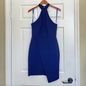 BCBGMaxAzria Asymmetrical Evening Dress